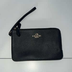 Navy Blue Coach wristlet